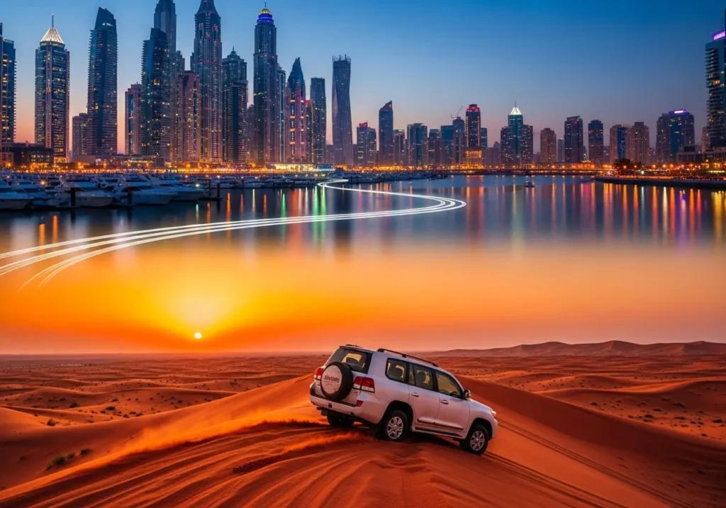 The Ultimate 2025 Guide to a Dubai Safari Marina: An Epic Adventure Welcome to the most definitive and in-depth guide to the Dubai Safari Marina experience, a truly iconic and essential journey that combines the glamour of Dubai's most famous neighborhood with the timeless, rugged beauty of the Arabian desert. This is not just a tour; it is a seamless transition from the pinnacle of modern architecture to the heart of ancient heritage, a complete sensory experience designed to leave you breathless. In a city celebrated for its futuristic skyline and luxurious lifestyle, the Dubai Safari Marina offers a different, more profound kind of delight. It is an opportunity to be whisked away from your waterfront hotel or residence and, within an hour, find yourself immersed in the serene, timeless beauty of the desert dunes. This exhaustive guide will be your personal escort, navigating you through every thrilling facet of this unforgettable journey. We will explore the convenience of a pickup from the Marina, the adrenaline-pumping dune bashing, the serene camel rides, the mouthwatering BBQ dinner, and the vibrant atmosphere of the Bedouin-style camp. We will cover every practical detail and insider secret you need to plan the perfect Dubai Safari Marina adventure. Prepare to be captivated by the aromas, the flavors, and the incredible entertainment that awaits. Discover why the Dubai Safari Marina is more than just a trip—it is a cultural deep-dive, a feast for the senses, and an essential part of any visit to the incredible United Arab Emirates. What is a Dubai Safari Marina? A Deeper Look At its very essence, a Dubai Safari Marina is a classic desert safari experience with the added convenience and unique perspective of starting your journey from the heart of Dubai Marina. It is a comprehensive, all-inclusive tour package that handles every detail from your doorstep and back. The "package" aspect is key. It means that a single booking covers all the major components of the adventure, from the crucial pickup at your Marina hotel or residence, to the activities, food, and entertainment. This makes it an incredibly easy and stress-free way to experience the desert. The journey typically begins in the afternoon. A powerful 4x4 vehicle arrives at your specified location in Dubai Marina, and your adventure begins. The tour includes an exhilarating session of dune bashing, a breathtaking sunset stop, and a full evening at a traditional-style Bedouin camp. The evening is packed with cultural activities, a lavish BBQ dinner buffet, and a series of captivating live performances. This entire, seamless experience is what defines a Dubai Safari Marina tour. The Unmatched Convenience: Why a Pickup from Dubai Marina is the Best Start The first hour of any tour is crucial as it sets the tone for the entire experience. The quality of your pickup service is the first impression you will have of your desert safari, and a Dubai Safari Marina pickup is the gold standard for convenience and comfort. Eliminating All Stress and Hassle The last thing you want on your holiday is stress. A Dubai Safari Marina pickup removes all the potential worries associated with getting to the desert. There is no need to navigate Dubai's busy, unfamiliar roads, no struggle to find parking at a crowded meeting point, and no haggling with taxis. Your adventure begins with a moment of pure relaxation. Maximizing Your Precious Holiday Time Your time on vacation is precious. A direct Dubai Safari Marina pickup is the most time-efficient method. Your driver, an expert on the city's routes, takes the most direct path to the desert entry point. There is no time wasted waiting for large buses to fill up or for other groups to assemble at a centralized meeting point. The Perfect Choice for Families and Groups The convenience of a door-to-door service is a massive benefit for families traveling with children or groups of friends. You can wait in the comfort of your hotel lobby or residence. There is no need to carry bags, strollers, or tired children across the city. The Dubai Safari Marina makes the entire experience smooth and manageable for everyone. Absolute Safety and Peace of Mind from the Start From the moment you step into your dedicated 4x4, you are in the hands of a professional. Reputable companies that offer a Dubai Safari Marina pickup use vehicles that are specifically modified and rigorously maintained for desert conditions. Most importantly, they are driven by licensed, trained, and experienced safari marshals. The Journey Begins: From Urban Canyons to Golden Dunes The journey from Dubai Marina to the desert is a fascinating transition and an integral part of your safari experience. It is a visual story of Dubai's incredible development. The Vehicle: Your Desert Chariot The vehicles used for a Dubai Safari Marina are the kings of the desert. You can expect to be picked up in a modern, clean, and powerful 4x4 SUV. The most common and trusted models are: The Toyota Land Cruiser: The undisputed icon of the desert safari. It offers a legendary combination of power, supreme comfort for passengers, and incredible durability. The Nissan Patrol: Another legend of Arabian off-roading, renowned for its immense power and stability on the dunes. These vehicles are spacious, with comfortable seating and powerful air conditioning to ensure your journey from the Dubai Safari Marina is pleasant. The Safari Marshal: Your Expert Guide Your driver is much more than just a driver; they are your personal Safari Marshal for the evening. These individuals are highly trained professionals. They are expert off-road drivers, knowledgeable guides, and your friendly host for the entire adventure. They speak English and are happy to share insights about the city and the desert. The Scenic Route Out of the City Your Dubai Safari Marina adventure begins with a unique scenic drive. As you pull away from your hotel, you will be surrounded by the "tallest block in the world," a canyon of futuristic skyscrapers. You will drive past iconic landmarks like the Cayan Tower (the "twisting tower"), the Ain Dubai on Bluewaters Island, and the bustling JBR Walk. This initial part of the journey is a mini-tour of one of Dubai's most famous districts. As you head inland, you will witness the spectacular transition from the dense, high-rise urban landscape to the sprawling suburban villa communities, and finally, to the open, undeveloped desert. This dramatic change in scenery builds a wonderful sense of anticipation. The Transition to the Desert A key moment in your journey is when your driver pulls over at a staging area at the edge of the desert. This is where the real off-road adventure begins. Your driver will expertly reduce the air pressure in the vehicle's tires. This "deflating" process is crucial for driving on sand, as it allows the tires to "float" over the surface. This is the moment you know your Dubai Safari Marina pickup has successfully delivered you to the gateway of your adventure. The Heart of the Adventure: The Dune Bashing Experience The 4x4 vehicle from your Dubai Safari Marina pickup is not just for transportation; it is the star of the main event: dune bashing. The Skill of the Safari Marshal This is where the professionalism of your driver truly shines. They will expertly navigate the towering dunes, creating a thrilling rollercoaster-like experience. They know how to "read" the sand and choose the perfect line to ascend, traverse, and descend the dunes safely. The Sensation of the Ride The feeling of the 4x4 sliding and drifting on the soft sand is a pure adrenaline rush. You will laugh and scream with delight as your skilled driver carves a path through the golden waves of the desert. Safety is Paramount During the dune bashing portion of your Dubai Safari Marina safari, safety is the top priority. Seatbelts: It is mandatory to wear your seatbelt at all times. Roll Cages: All licensed safari vehicles are fitted with internal roll cages for maximum protection. Convoy System: The vehicles travel in a convoy, ensuring that help is always immediately available if needed. Beyond the Drive: A Full Evening of Adventure Your Dubai Safari Marina is the key that unlocks a full evening of cultural immersion and entertainment at a traditional-style Bedouin camp. The Sunset Stop After the dune bashing, your driver will take you to a scenic spot to witness and photograph the magical desert sunset. This peaceful interlude is a perfect contrast to the high-energy drive. Activities at the Camp Once at the camp, your Dubai Safari Marina ticket includes a wide range of activities: Camel Riding: A gentle, iconic ride on the "ship of the desert." Sandboarding: A fun and easy-to-learn board sport on the dunes. Henna Painting: Get a beautiful, temporary traditional design. Shisha Pipe: Relax in the Majlis area and try a traditional water pipe. Falconry: Some premium tours include a demonstration with the UAE's national bird. The BBQ Dinner and Live Shows The evening culminates in a lavish BBQ dinner buffet, featuring a delicious spread of grilled meats, salads, and Arabic specialties. As you dine, you will be entertained by a series of captivating live performances, including a mesmerizing belly dance, a hypnotic Tanoura folk dance, and a thrilling fire show. Choosing Your Perfect Tour: Shared vs. Private Pickup from Dubai Marina When you book your safari, you will generally have two main options for your transportation. Shared 4x4 Pickup How it Works: This is the most common and cost-effective option. The 4x4 vehicle will pick you up along with 2-4 other guests from different hotels or residences in the same general area of Dubai Marina. Pros: It is more affordable than a private car. It's a great way to meet other travelers from around the world. Cons: The pickup time will be a "window" (e.g., between 3:00 PM and 3:30 PM) as the driver has to collect other guests. There is less flexibility. Private 4x4 Pickup How it Works: This is the premium option. The 4x4 vehicle is booked exclusively for you and your family or group. Pros: This offers the ultimate convenience and flexibility. You can often request a slightly earlier or later pickup time. The journey is completely private, and you have the full attention of your guide. This is the best way to experience a Dubai Safari Marina. Cons: It is more expensive than a shared tour. Feature Shared Pickup Private Pickup from Dubai Marina Cost More Affordable Higher Cost Flexibility Fixed Pickup Window More Flexible Timings Privacy Shared with Other Guests Exclusive to Your Group Experience Social Personal and Intimate How to Book Your Adventure from Dubai Marina Booking your tour is a simple process, but choosing the right company is key to a fantastic experience. Finding the Best Tour Operator The quality of your Dubai Safari Marina and the entire safari depends entirely on the company you choose. Read Reviews: Check recent reviews on independent travel websites. Pay attention to comments about punctuality, the quality of the vehicles, the professionalism of the drivers, and the overall experience. Check for Licensing: Ensure the company is licensed by the Dubai Tourism and Commerce Marketing (DTCM). This is a guarantee of their safety standards. Book with Specialists: Companies like Dubai Desert Safarie are renowned for providing high-quality, all-inclusive desert safari experiences. Booking with them ensures you get a professional driver, a top-quality vehicle, and a fantastic overall adventure, starting with a reliable Dubai Safari Marina pickup. The Booking Process The process is usually very straightforward. Choose Your Package: Decide between a shared or private tour, and check for any add-ons you might want (like quad biking). Provide Your Details: You will need to provide your name, the number of people, and the full and correct name of your hotel or residential building in Dubai Marina. Confirmation: You will receive a confirmation email or message with the exact pickup time window and the contact details for the tour operator. Practical Guide for Your 4x4 Pickup Desert Safari A little preparation will help you fully enjoy your seamless desert adventure. What to Wear Comfortable Clothing: Wear loose, comfortable clothes made from breathable fabrics. A Warm Layer: The desert gets cool at night, so bring a jacket or shawl. Comfortable Shoes: You will be walking on sand. What to Bring Sunglasses and a Hat: For the afternoon part of the tour. Sunscreen: Essential for any time spent in the desert. Camera: With a fully charged battery and plenty of memory. Cash for Extras: For optional activities like quad biking or for buying souvenirs. A Broader UAE Perspective The Dubai Safari Marina service is a cornerstone of the country's tourist experience, offering a perfect blend of adventure and culture. To explore the UAE's other incredible attractions, from the stunning Sheikh Zayed Grand Mosque in Abu Dhabi to the beautiful beaches of Fujairah, a comprehensive tour can be invaluable. The experts at Hafiz Tourism can help you plan a full itinerary that covers all the must-see sights of the United Arab Emirates. The Drop-off: The Seamless End to a Perfect Day Just as important as the pickup is the drop-off at the end of your adventure. A Comfortable Journey Home A split-image showing the seamless journey of a Dubai Safari Marina, from the modern city skyline to a thrilling desert adventure. Direct to Your Doorstep Your safari marshal will drop you off directly at the same location they picked you up from, whether it's your hotel or residence in Dubai Marina. This door-to-door service is the perfect, hassle-free end to a magical evening. This final leg of the journey solidifies the value of a Dubai Safari Marina pickup, ensuring your entire experience is seamless, comfortable, and stress-free from the very beginning to the very end. Your Invitation to a Seamless Adventure A Dubai Safari Marina is more than just a tour; it is a complete, hassle-free, and high-quality adventure from start to finish. It is a celebration of the majestic Arabian desert, a showcase of Arabian hospitality, and an evening of unforgettable entertainment, all beginning with the comfort and convenience of a private or semi-private ride from Dubai's most glamorous neighborhood. Whether you are a family seeking a safe and easy adventure, a couple on a romantic escape, or a group of friends ready for some fun, the Dubai Safari Marina is the ultimate way to experience the magic of the Dubai desert.