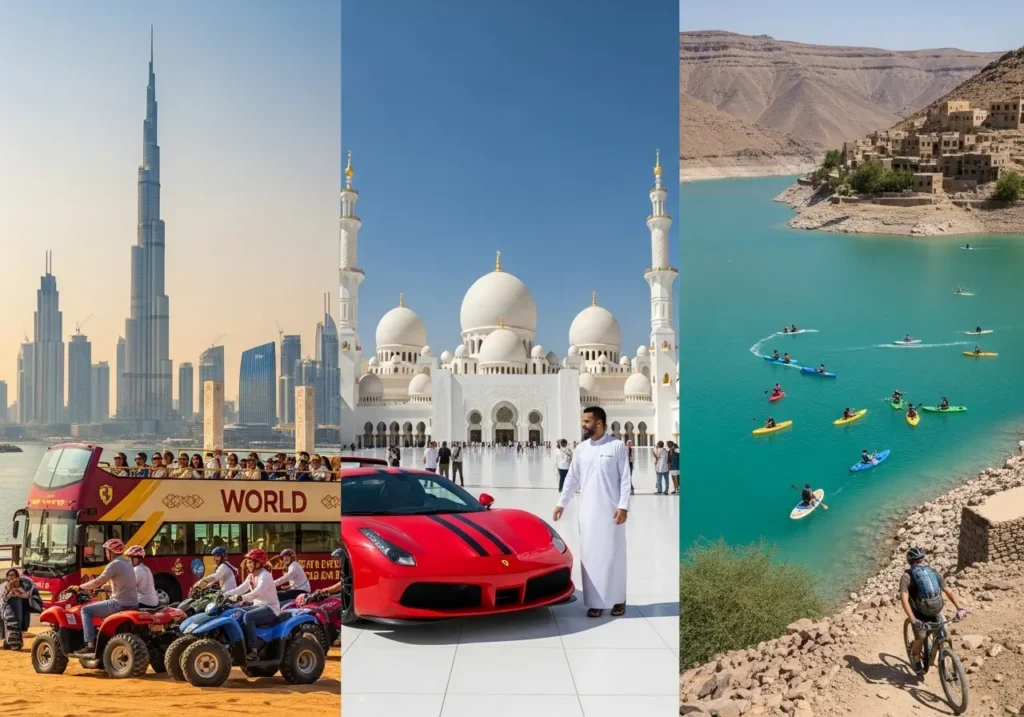Comparing Dubai Abu Dhabi and Hatta Tours