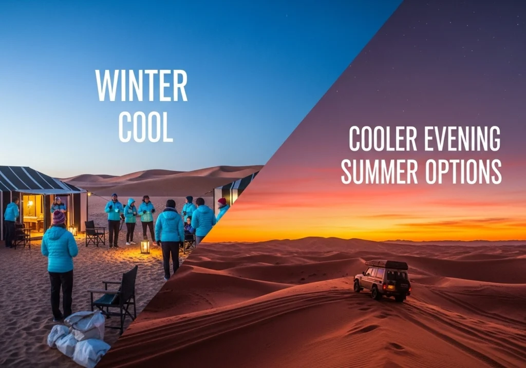 Discovering the Best Time Desert Safari Dubai to enjoy all seasons, from winter desert safari comfort to summer desert safari unique experiences.