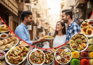 Exploring a comprehensive Dubai Street Food Tours, featuring authentic Emirati food and the vibrant Dubai food scene.