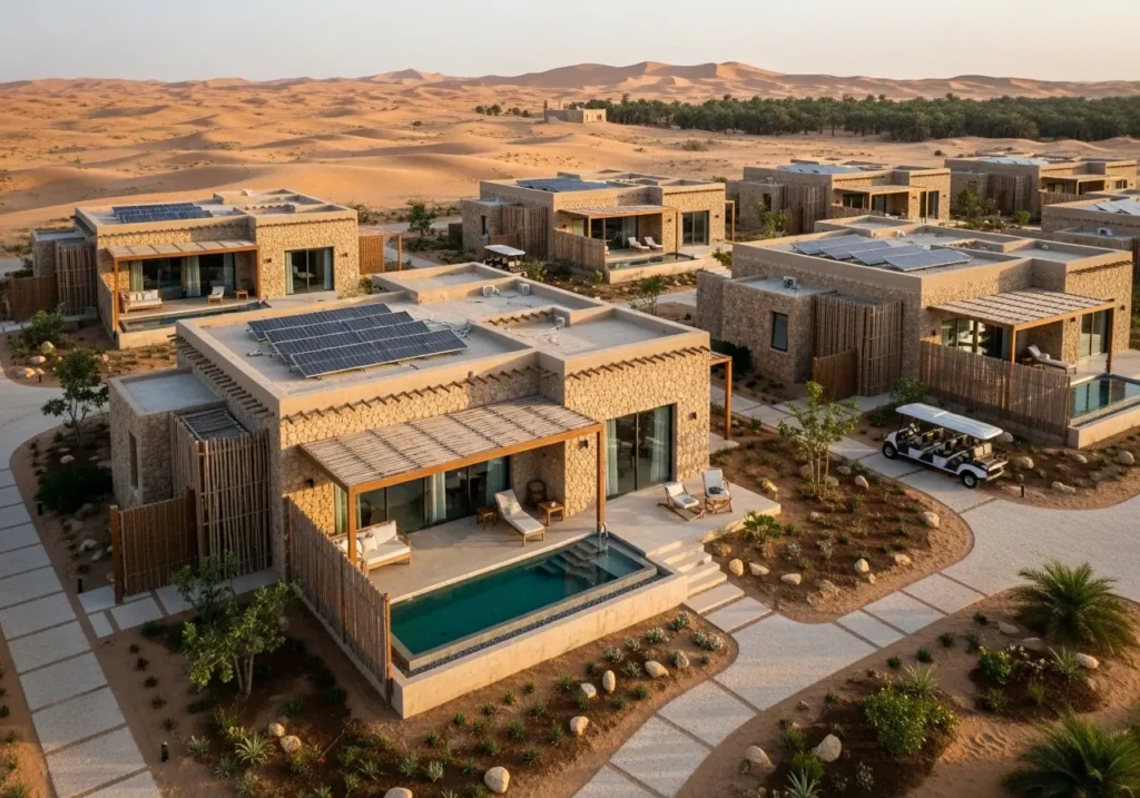 eco-friendly retreats Sharjah