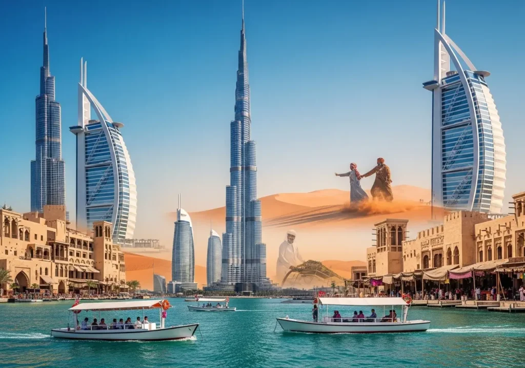 Exploring diverse Sightseeing Tours and Activities in Dubai, including Dubai desert activities and Dubai cultural experiences.