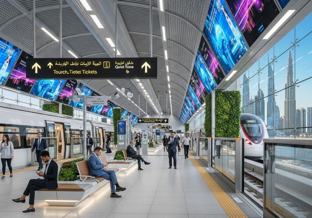 Dubai metro station improvements