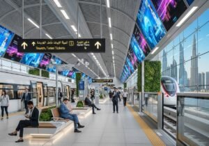Dubai metro station improvements