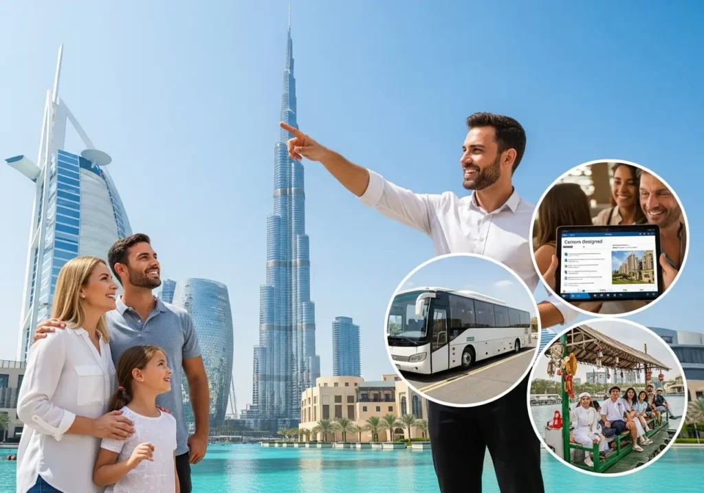 Experiencing a Dubai City Tour with Licensed Tour Guide, exploring modern Dubai landmarks and Dubai cultural heritage sites.