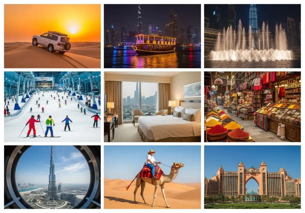 Dubai Tour Package Inclusions