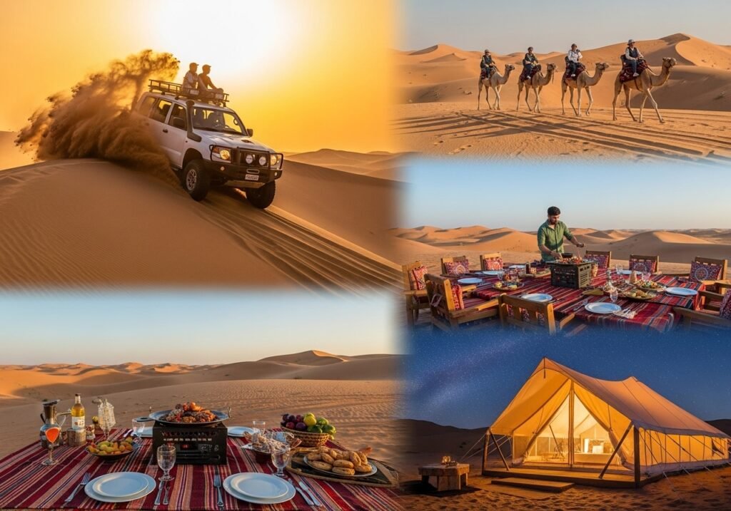 Exploring the Best Desert Safari Packages Dubai, featuring thrilling activities, luxury camps, and cultural experiences.