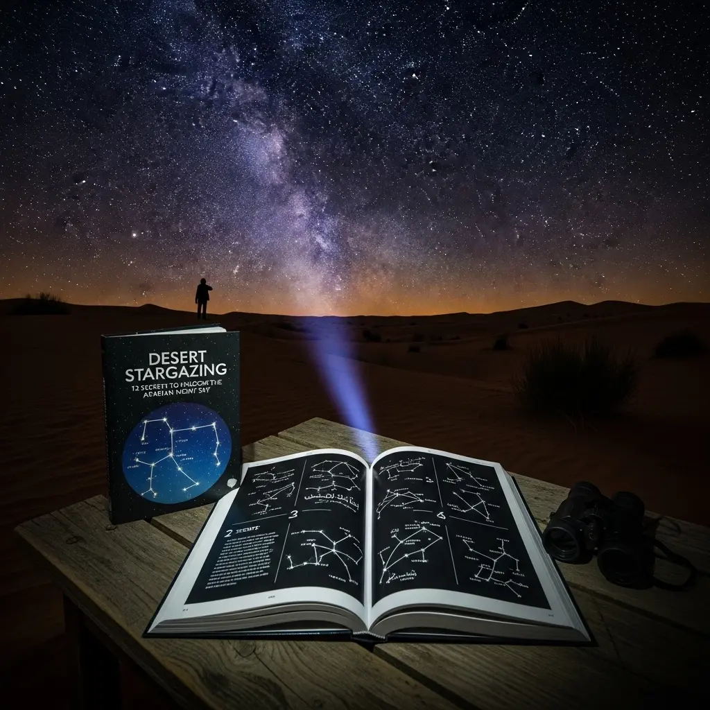 Desert Stargazing offers a profound escape from city light pollution. Uncover 12 powerful secrets to locating constellations and experiencing the night sky in the Arabian Desert.