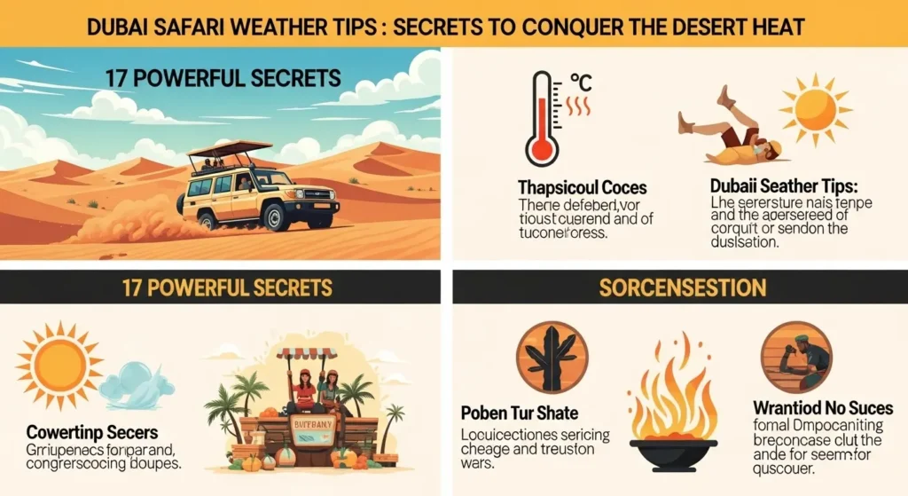 Dubai Safari Weather Tips: Uncover 17 powerful secrets, essential gear advice, seasonal activity charts, and expert booking strategies to conquer the heat and ensure a safe, comfortable desert trip.