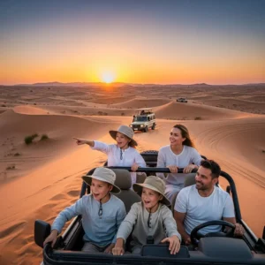 Desert Safari for Kids: Uncover 15 powerful secrets on age limits, mandatory safety protocols, and the best activities to guarantee your children’s first desert adventure is safe and unforgettable.