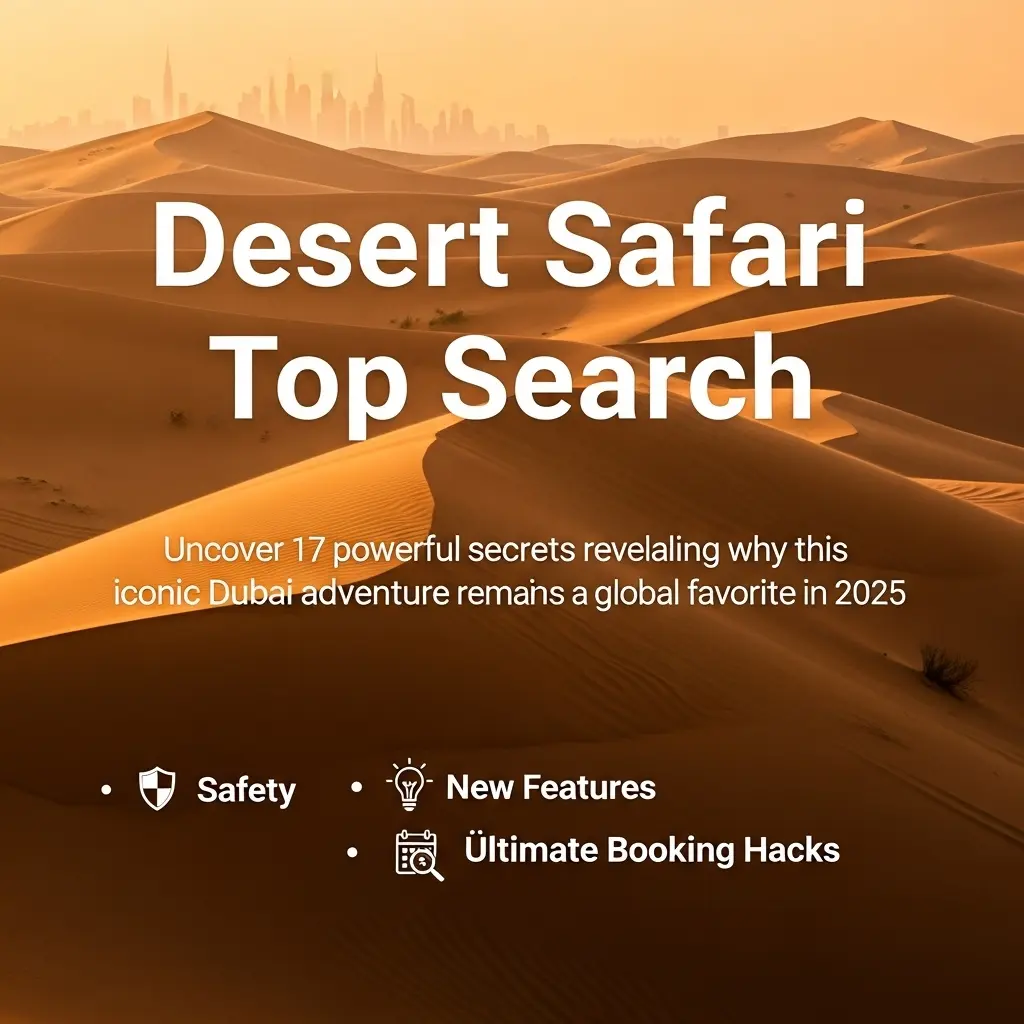 Desert Safari Top Search: Uncover 17 powerful secrets revealing why this iconic Dubai adventure remains a global favorite in 2025, covering safety, new features, and the ultimate booking hacks.