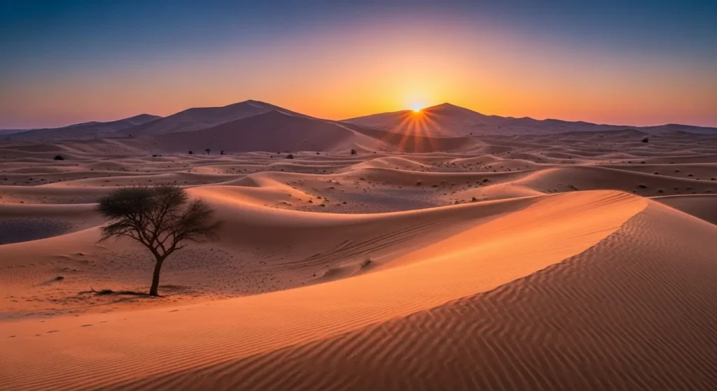 Most Beautiful Desert Landscapes: Uncover 19 powerful secrets to finding the ultimate photo spots, mastering light, and capturing stunning, professional-grade images of Dubai’s dramatic desert scenery.