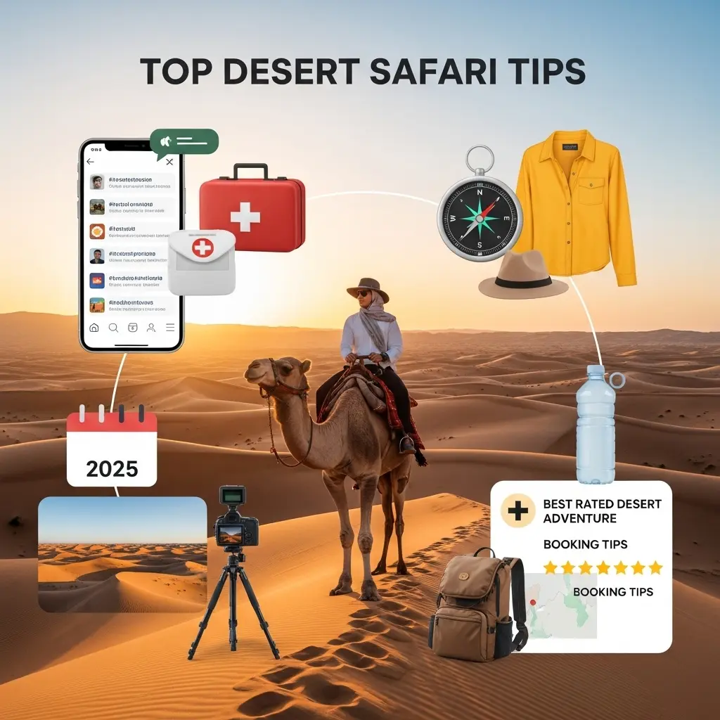 Top Desert Safari Tips: Uncover 14 powerful secrets and essential advice trending on social media for 2025, covering safety, attire, content creation, and booking the best-rated desert adventure.