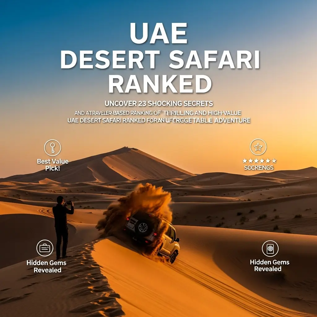 UAE Desert Safari Ranked: Uncover 23 shocking secrets and a traveler-based ranking of the most thrilling and high-value UAE Desert Safari Ranked packages for an unforgettable adventure.