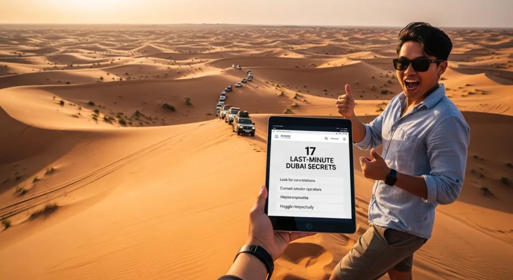 Last-Minute Safari Dubai: Uncover 17 shocking secrets to finding available spots, securing the best deals, avoiding overcharges, and guaranteeing a high-quality adventure at the last minute.