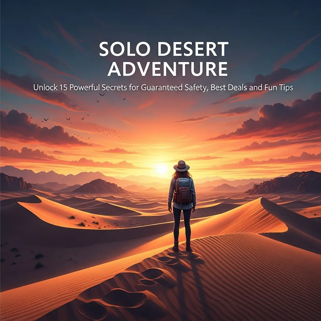 Solo Desert Adventure offers freedom and thrill. Unlock 15 powerful secrets for guaranteed safety, best deals, and fun tips to make your single traveler desert journey unforgettable.