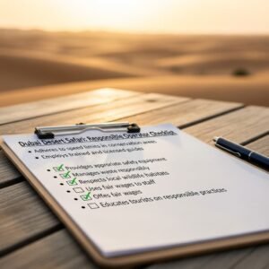 Responsible Operator 12 Essential Checks for Your Dubai Desert Safari