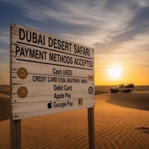 Desert Safari Payment Options 17 Vital Money Rules for Dubai Tourists