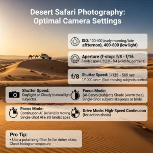 Best Camera Settings for Desert Safari Photography: 9 Spectacular Secrets